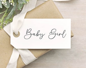 Baby Girl Clear Rubber Stamp