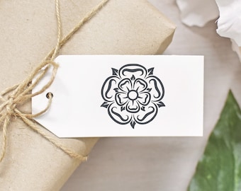 Yorkshire Rose Emblem Clear Rubber Stamp