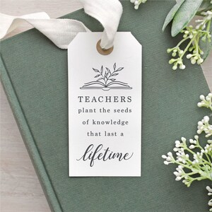 Lehrerin Spruch Stempel | Pflanze die Samen des Wissens