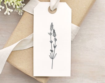 Lavender Sprig Clear Rubber Stamp