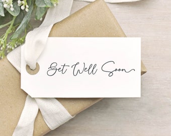 Get Well Soon Clear Rubber Stamp - Single Line