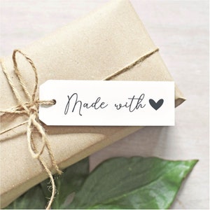 Made With Love Herz Stempel