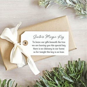 Santa's Magic Key Gedicht Weihnachtsstempel