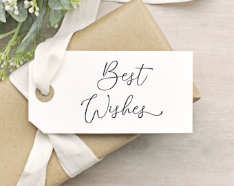 Best Wishes Rubber Craft Stamp - Happy Birthday