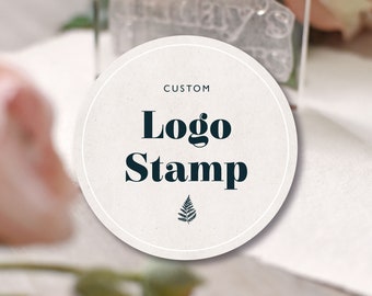 Custom Logo Stamp | Personalised Business Clear Rubber Stamp