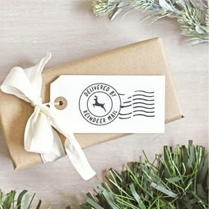 Rentier Post Weihnachtsstempel