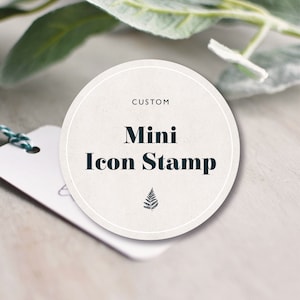 Custom Mini Icon Stamp | Loyalty Stamp or Personalised Signature