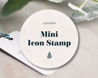 Custom Mini Icon Stamp | Loyalty Stamp or Personalised Signature