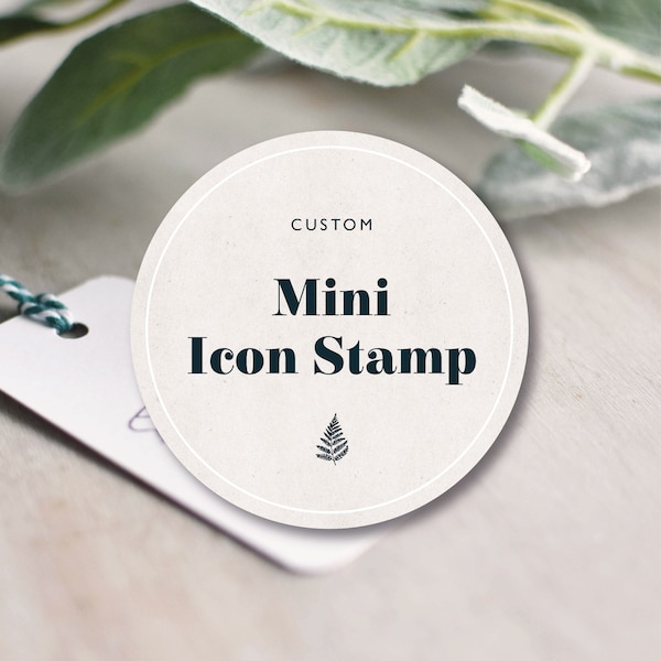 Custom Mini Icon Stamp | Loyalty Stamp or Personalised Signature