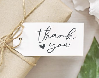 Thank You Clear Rubber Stamp | Wedding or Business Stamper