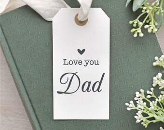 Love You Dad Rubber Stamp | Father's Day