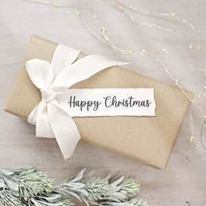Frohe Weihnachten Schriftstempel