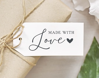 Made With Love Rubber Stamp