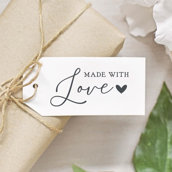 Made With Love Rubber Stamp