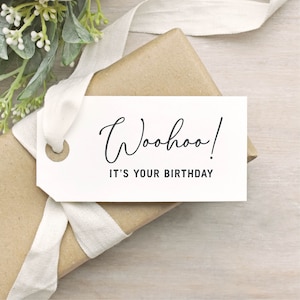 Woohoo It's Your Birthday transparenter Stempel