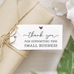 Thank You For Supporting Small Business Stamp image 1