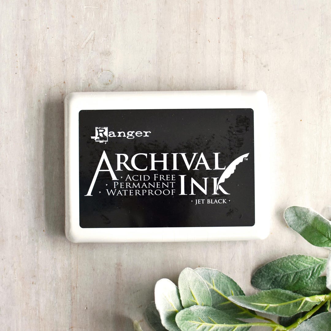 Black Ranger Archival Ink Dye Ink Pad - Etsy