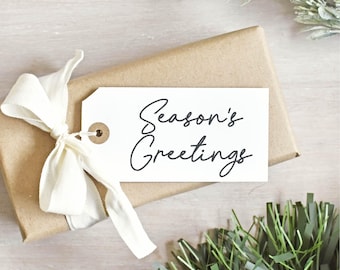 Sello de goma navideño "Felices fiestas"
