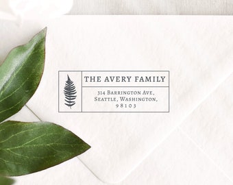 Fern Return Address Stamp