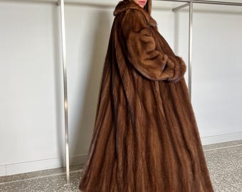 1950年代 ブラウン ミンクコート | 50年代 フルレングス ミンクコート