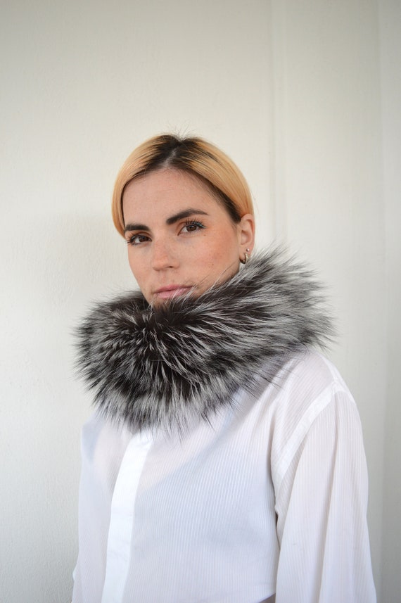 Real fur head warmer sale