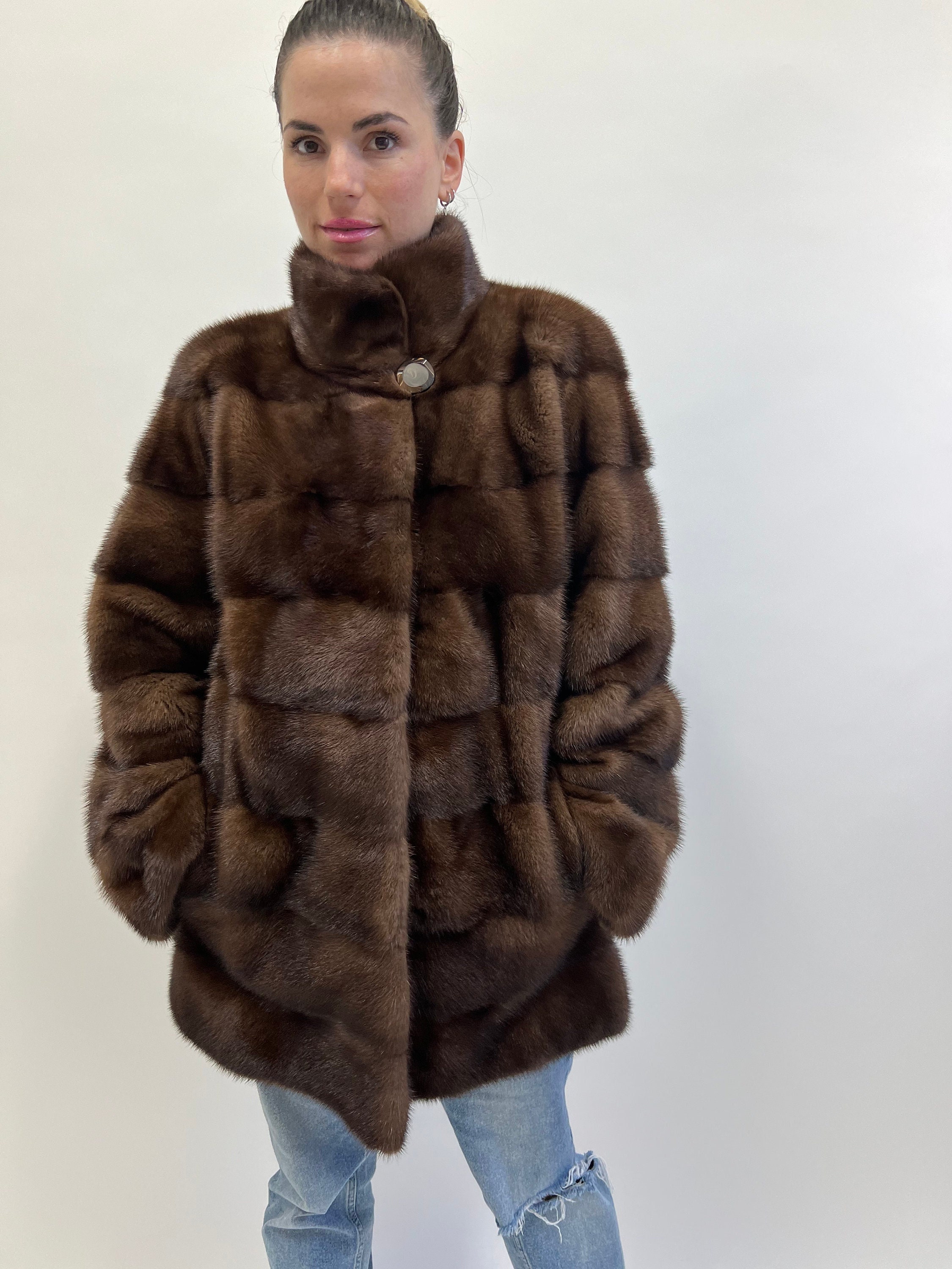 Monogram Mink Fur Zipped Hoodie - Men - Ready-to-Wear