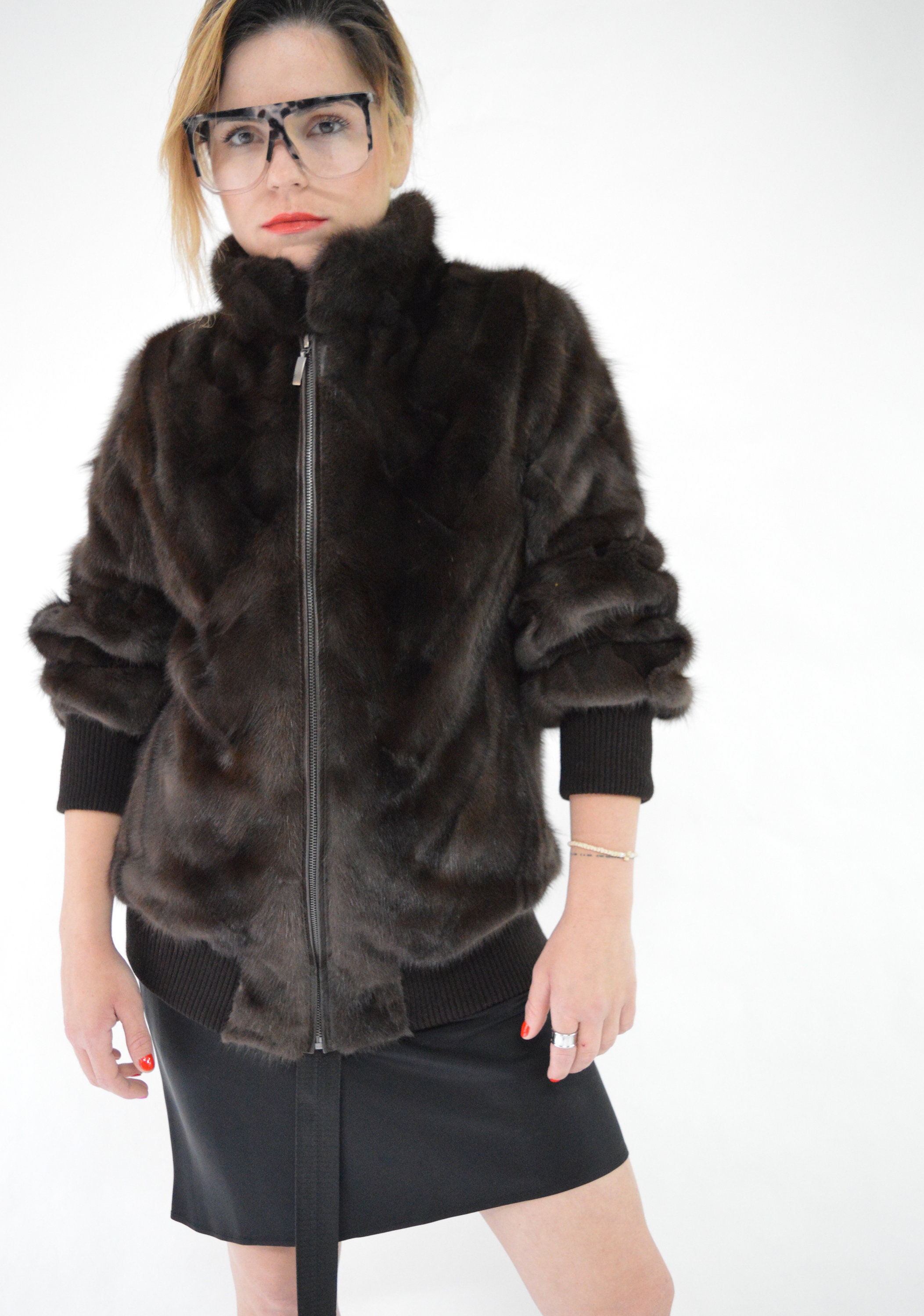 high quality knitted mink fur sweater ,USD1300.eileenhou