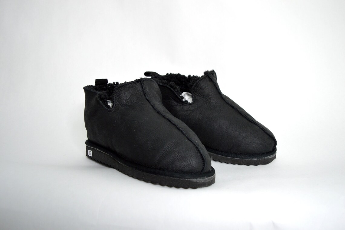 sheepskin shoes mens