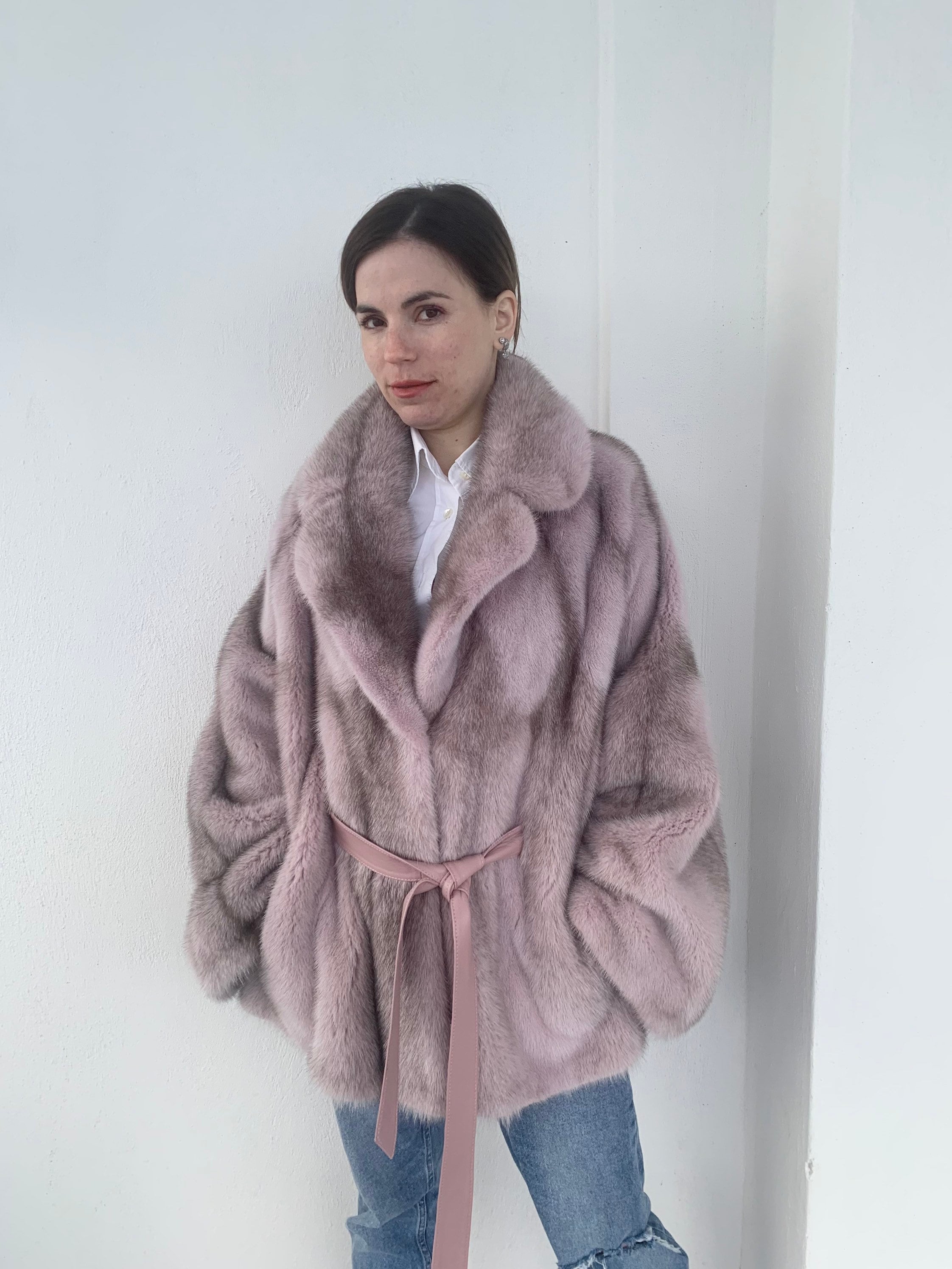 ブラッククロスミンク　ケープ　ポンチョ　ミンク毛皮 il_1080xN.3737475644_5e8q.jpg