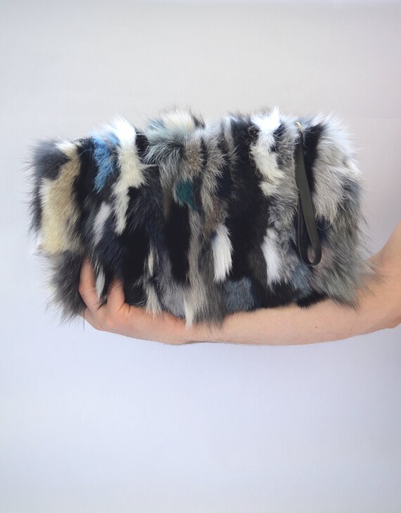 real fur bag