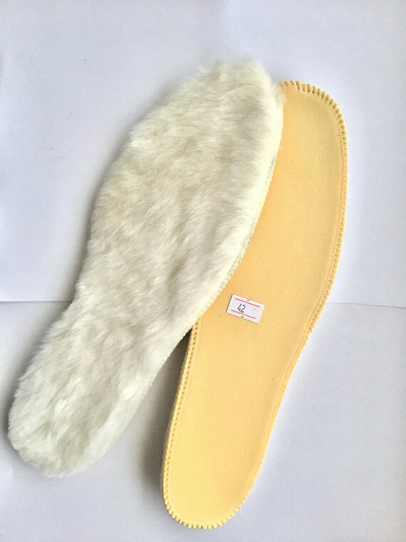Schapenvacht bont inlegzolen echte shearling bont inlegzolen - Etsy  Nederland