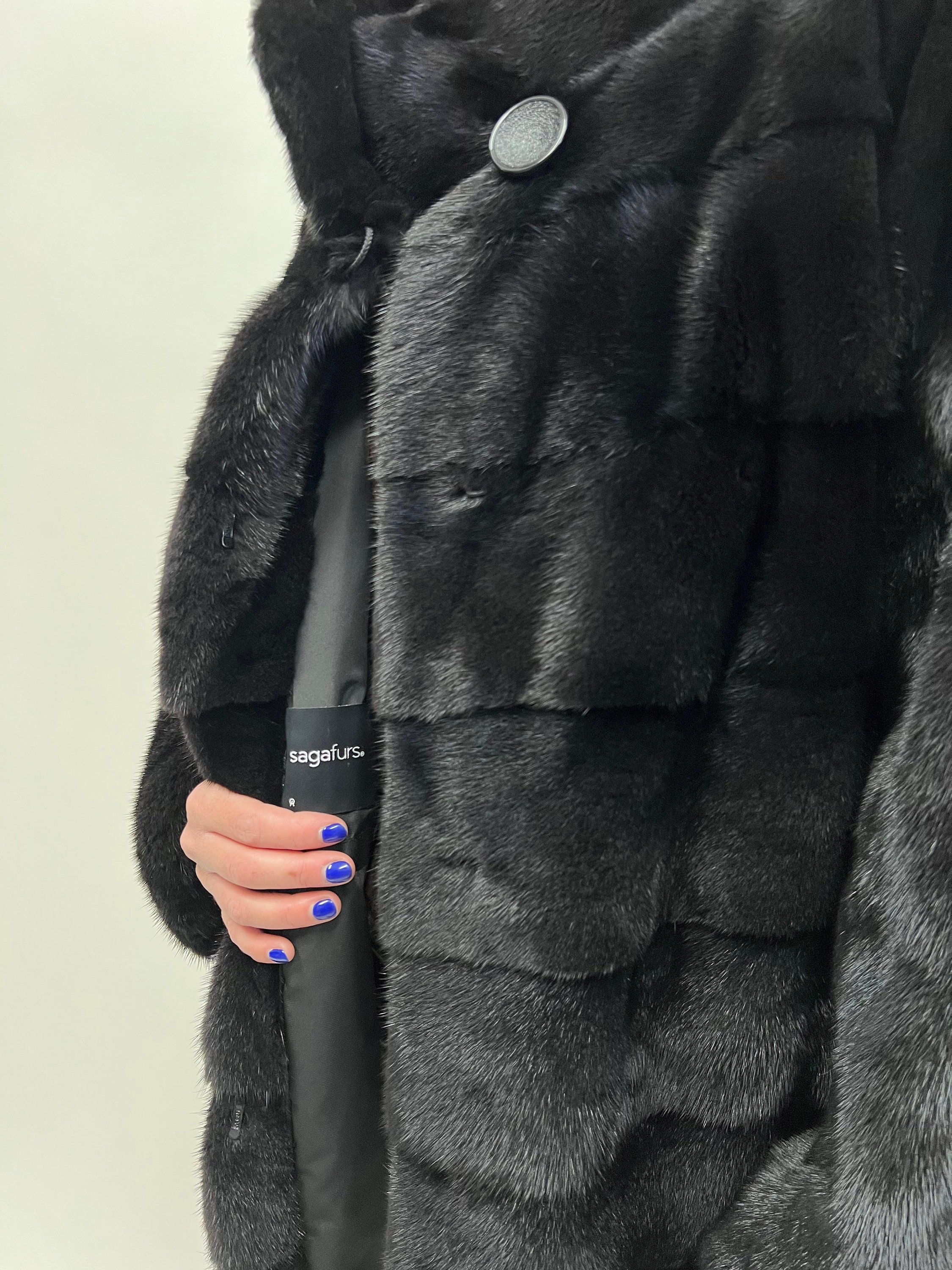 【極美品】PELLICULE front gather furcoat Full Length Chinchilla Fur Coat Handmade By FurbySD|Visit