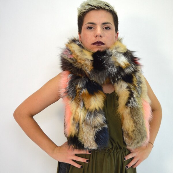 Custom order for Mercedes. Fur bag.