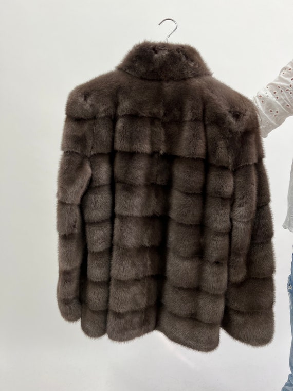 Horizontal mink coat Clearance