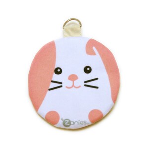 Porte-monnaie lapin rond, mini portefeuille à glissière, accessoire pour enfant image 2