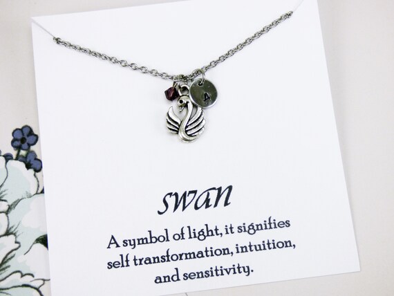 Schwan Inspirierend Schmuck Mit Bedeutung Sinnvolle Halskette Geschenke Unter 10 Dollar Halsketten Halskette Silber Vogel Schmuck Für Frauen