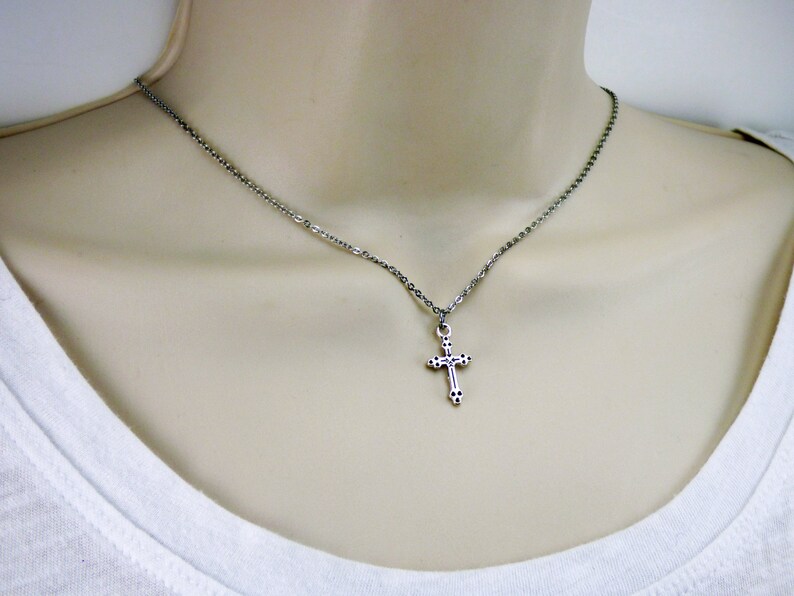 Small Cross Necklace womens cross necklace spiritual Etsy