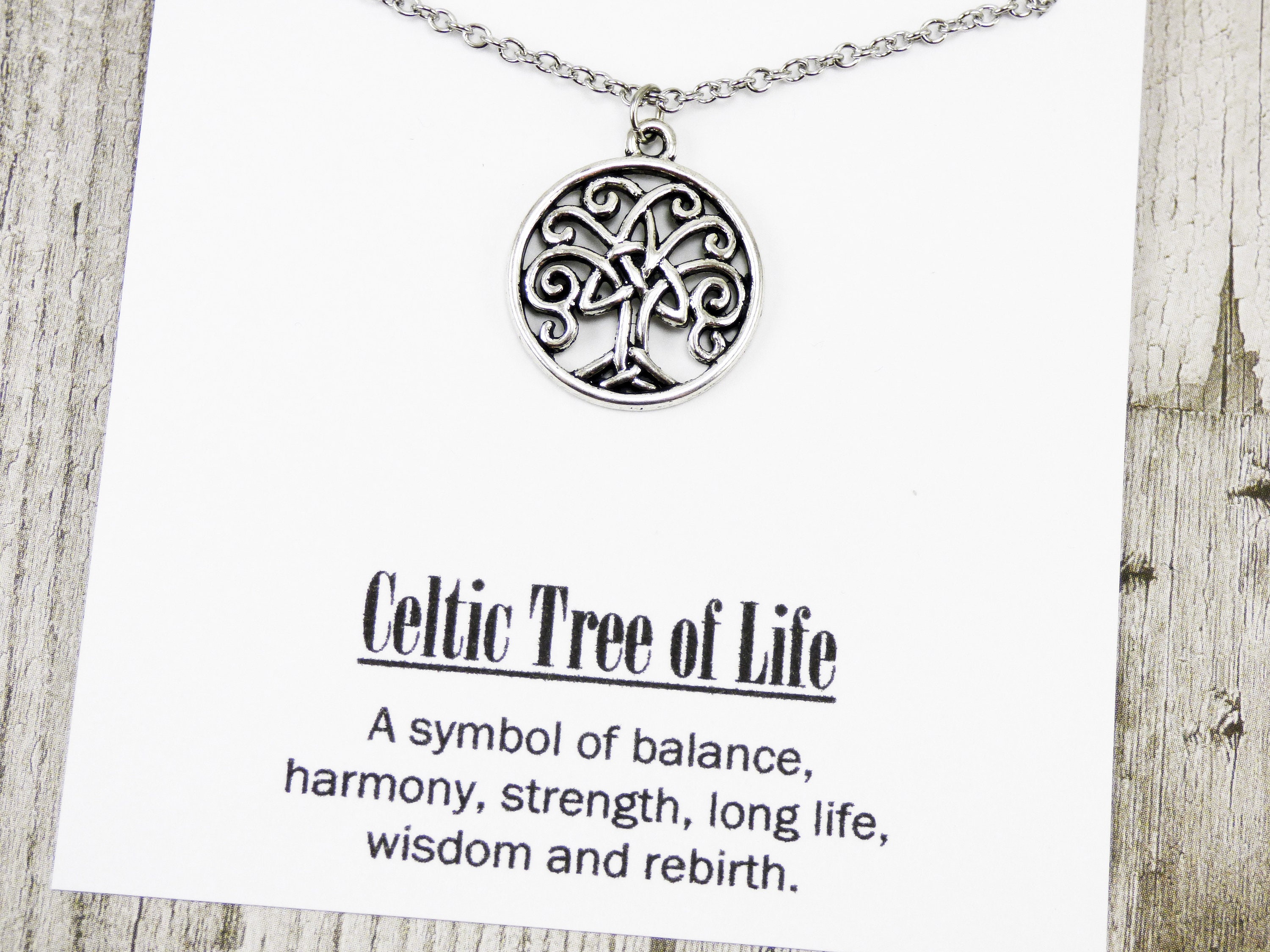Avalon Tree of Life Necklace – Celtic Crystal Design Jewelry