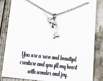 Narwhal Necklace, narwhal jewelry, narwhal gifts, nautical necklace, meaningful, inspirational, motivational, personalized, customized
