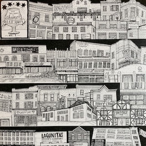 Kleiner Chicago Beer Guide Kunstdruck