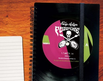 A5 Music Book made from recycled Vinyl | Notebook with Music Sheets | Phonoboy