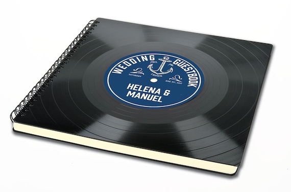 Fotoalbum aus einer Schallplatte - Geschenk für Musiker | Musikliebhaber | Künstler | retro | Phonoboy | Upcycling