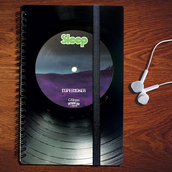 Upcycling Taschenkalender 2025 | Vinyl A5 Planer | Schallplatte | Upcycling Kalender |  Geschenk Musiker | Nachhaltige Geschenkidee