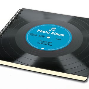 Personalized Wedding Album | Vinyl Photo Album | Wedding Guestbook | Unique Guest Book | Personalized Wedding Gift | Photo Album