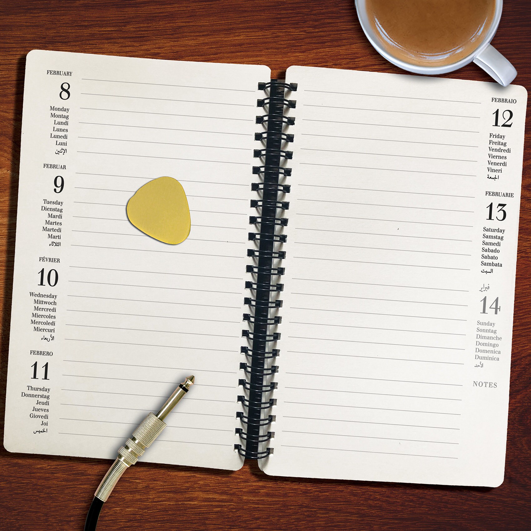 Refill  Kalender Inhalt 2023 für Phonoboy Notizbücher & Kalender 
