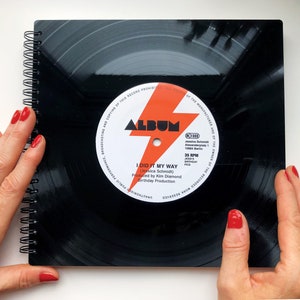 Notizbuch Gästebuch aus Vinyl | Phonoboy | Upcycling