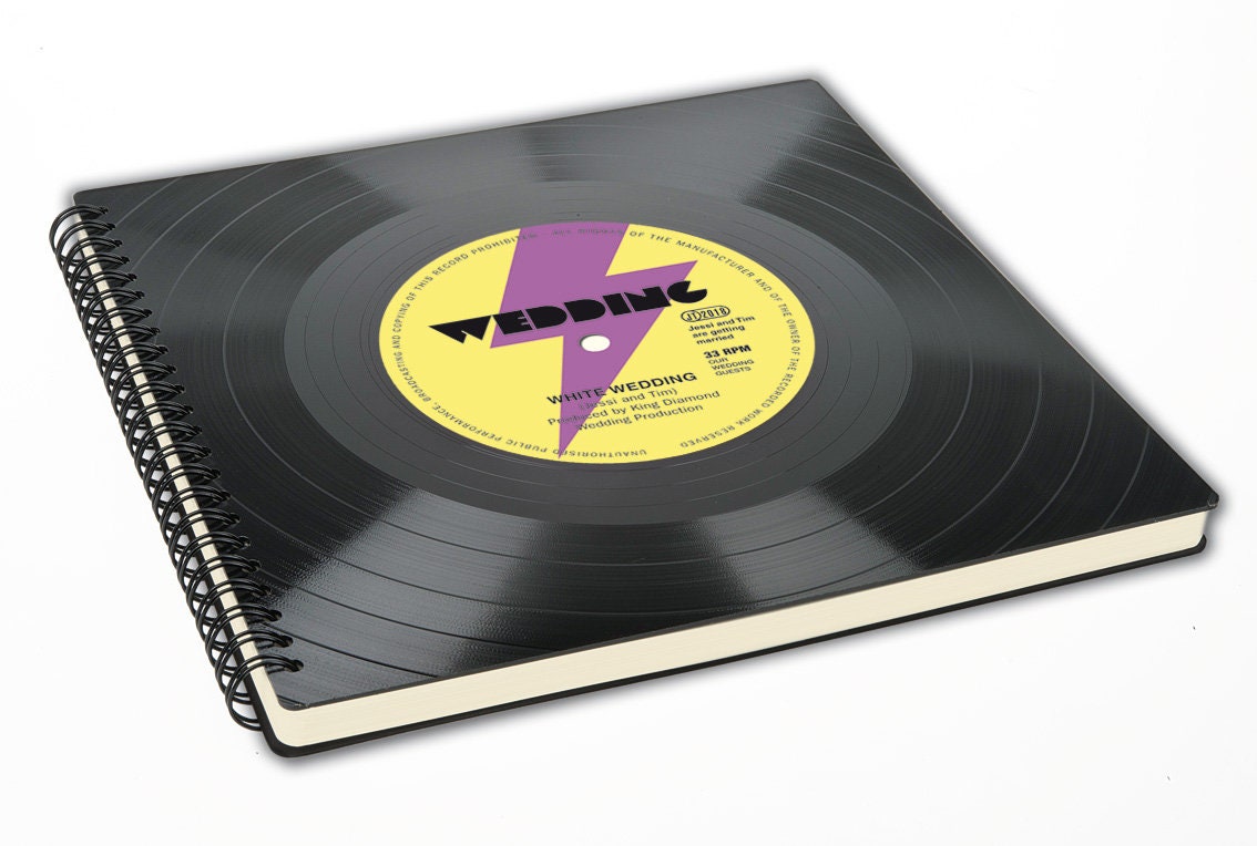 Personalisiertes Fotoalbum Aus Einer Echten Schallplatte Geschenk Fur Musiker Musikliebhaber Kunstler Retro
