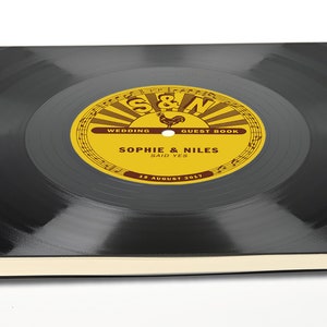 Personalized  Photo Album made from record | Alternative Wedding Gift | Wedding Book | Customized Gift | Wedding Album