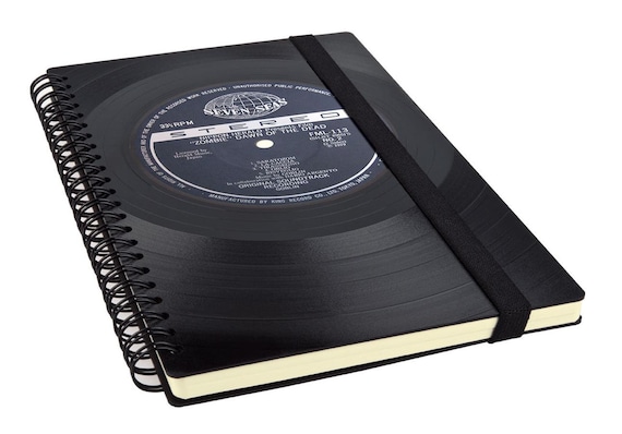 Schallplatten Kalender 2025 | Nachhaltiger Taschenkalender 2025 | Vinyl A5 Wochenplaner | Geschenk Freund | Nachhaltige Geschenkidee