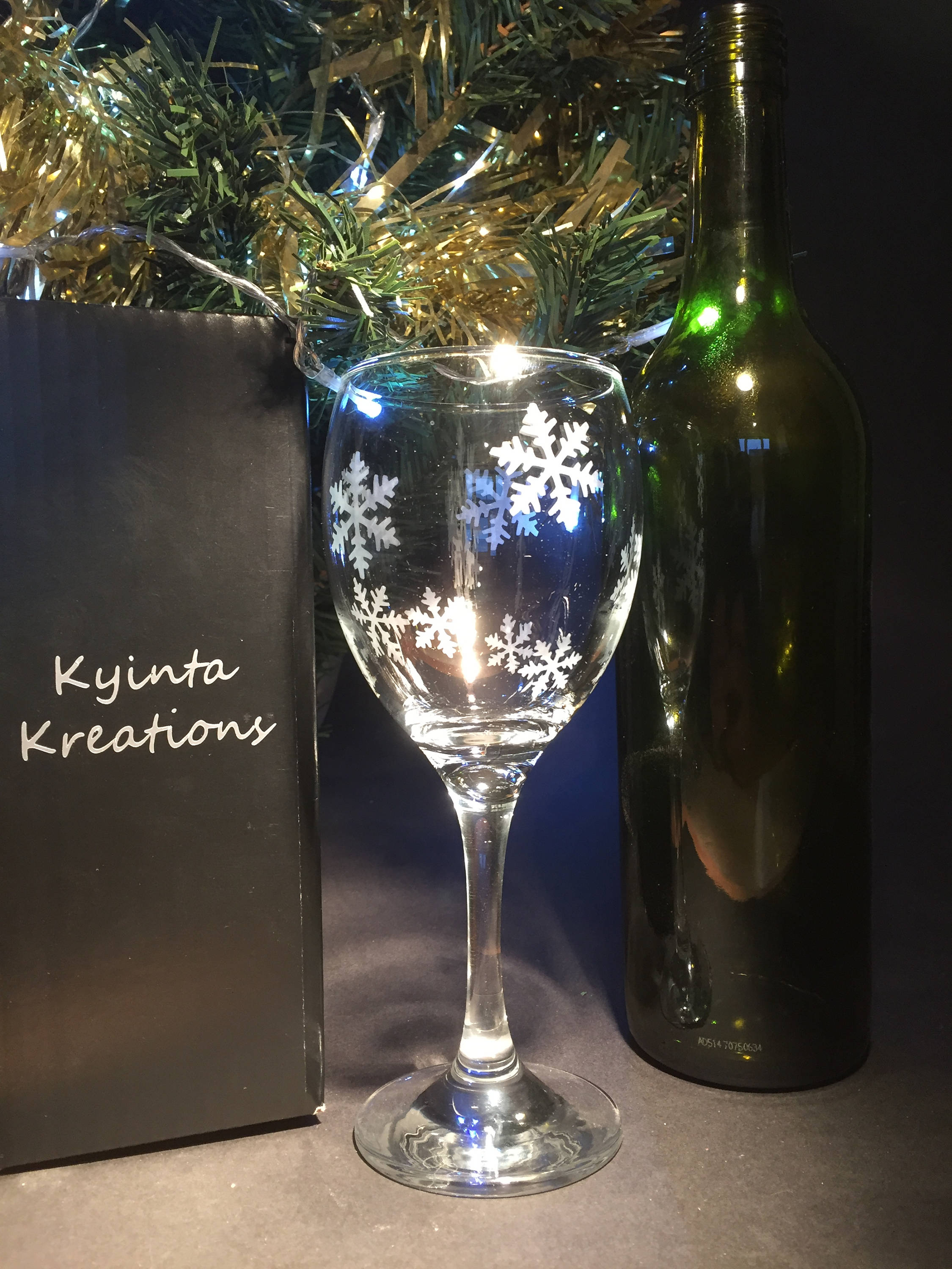 Etched Wine Glass Etched Glass Wine Glass Wine Lover Gift Etsy